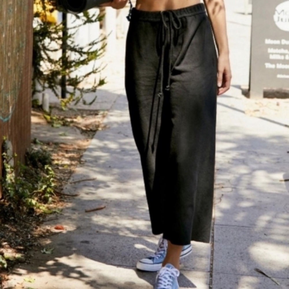 Free People Movement Wide Leg Crop Sweatpants